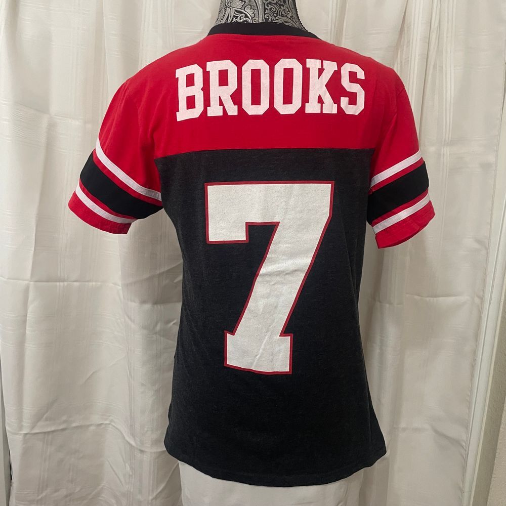 Garth Brooks Country Music Womens gray red Tour Jersey Shirt Short Sleeve Large - Picture 3 of 14